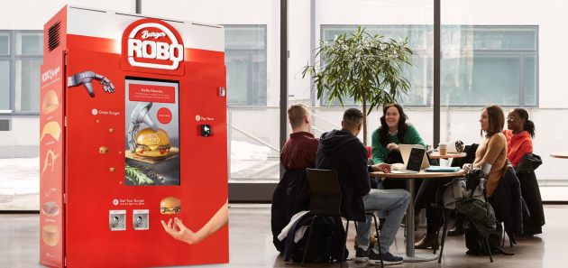 Here come robot chefs... inside vending machines